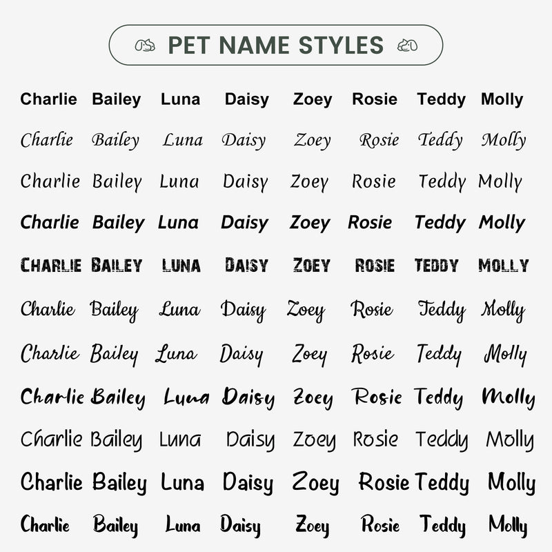 Bone Dog Tags Engraved for Pets, Custom Dog Tag, YEHANTI Stainless Ste